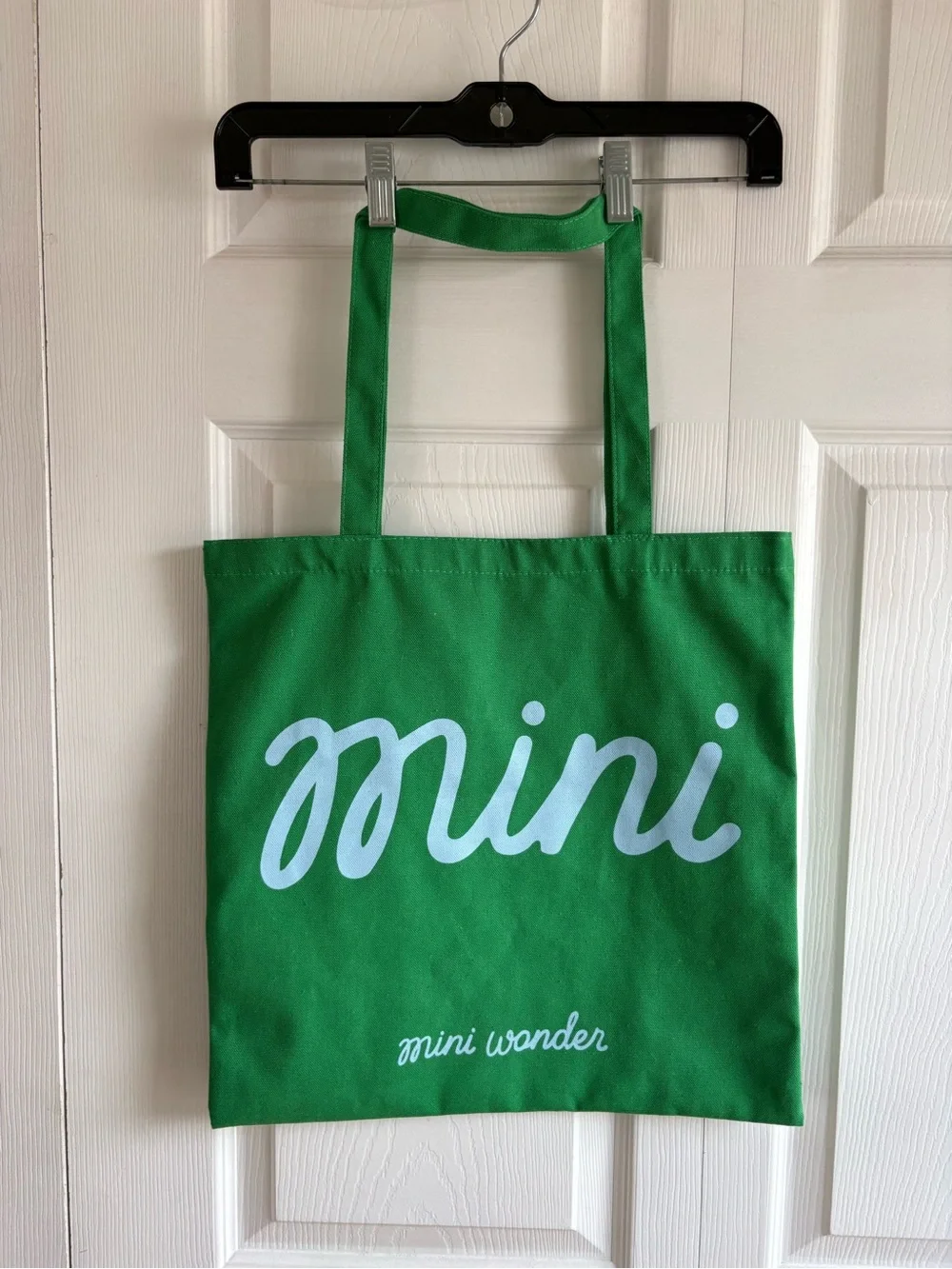 Alice And Wonder Mini Green Blue Logo Tote Textile Shopper‎ Trendy Baby Kid Bag